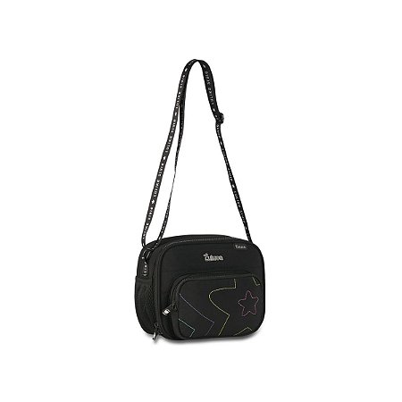 LANCHEIRA PRETA TÉRMICA ESTRELADA SHINE - LULUCA