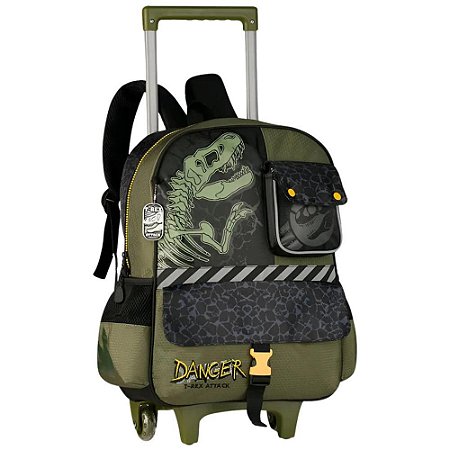 MOCHILA CARRINHO MENINO COLEÇÃO T-REX DANGER - CLIO