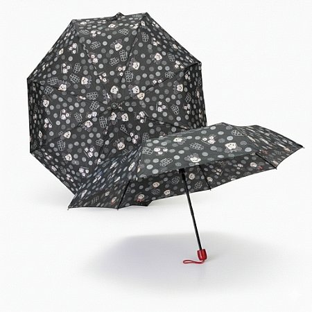 Guarda Chuva Minnie Mouse Preto - Semax