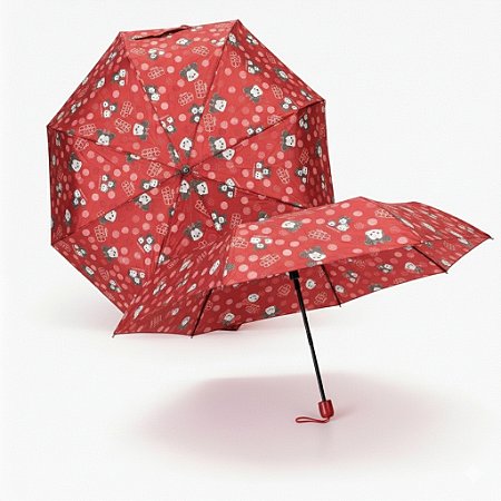 Guarda Chuva Minnie Mouse Vermelho - Semax