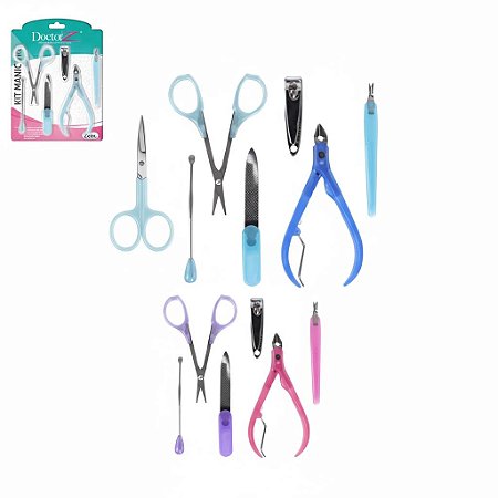 KIT Manicure Completo 6 PÇS Sortido - Zein