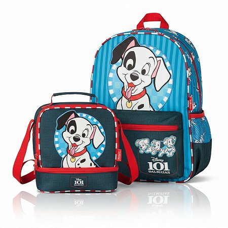 KIT Mochila Costas e Lancheira 101 Dalmatas - Clio
