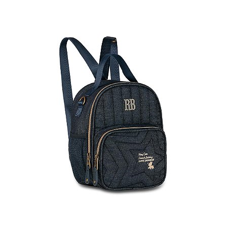 LANCHEIRA TÉRMICA JOVEM DENIM VINTAGE 2 EM 1 REBECCA BONBON