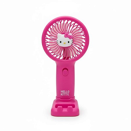 MINI VENTILADOR HELLO KITTY C/ SUPORTE DE CELULAR - LETRON