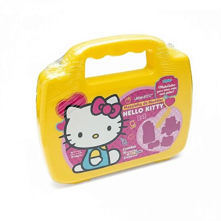 MASSA DE MODELAR HELLO KITTY 10 CORES + 5 MOLDES - LEO&LEO
