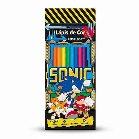 KIT ESCOLAR COMPLETO C/ 12 CORES SONIC - LEO&LEO