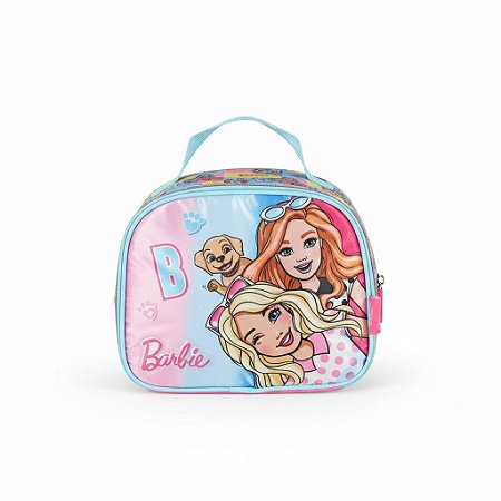 LANCHEIRA TÉRMICA ESCOLAR ROSA NÁILON BARBIE - UP4YOU