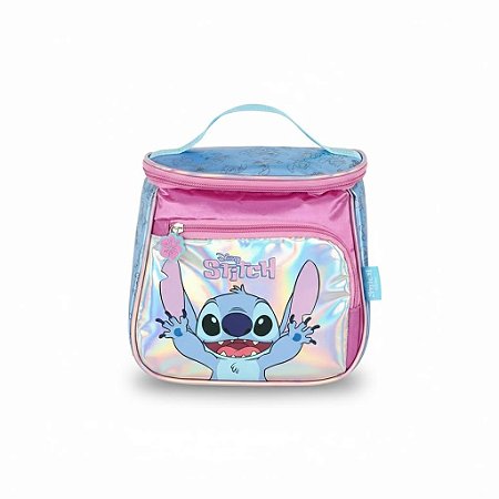 LANCHEIRA TÉRMICA ROXA 2 COMPARTIMENTOS STITCH - LUXCE