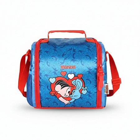 LANCHEIRA TÉRMICA AZUL LUNCH BAG TURMA DA MÔNICA - LUXCEL