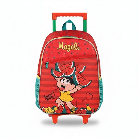 MOCHILA CARRINHO VERMELHO MAGALI TURMA DA MÔNICA - LUXCEL