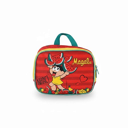 LANCHEIRA TÉRMICA VERMELHA MAGALI TURMA DA MÔNICA - LUXCEL