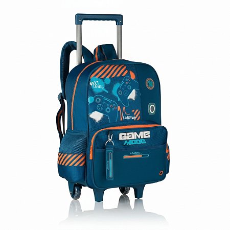 MOCHILA DE CARRINHO AZUL GAME MODE - CLIO