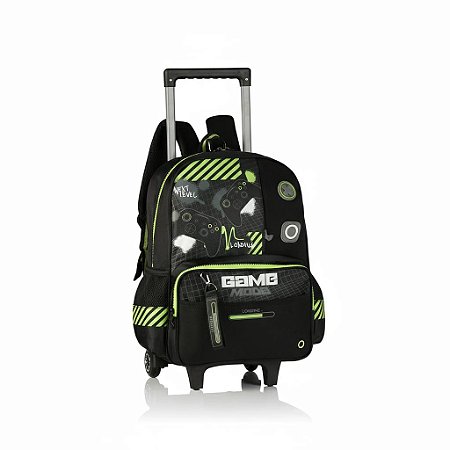 MOCHILA DE CARRINHO PRETA GAME MODE - CLIO