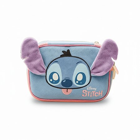 ESTOJO BOX PELÚCIA STITCH AZUL - LUXCEL