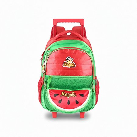 MOCHILA CARRINHO C/ BOLSINHA MAGALI VERMELHO - LUXCEL