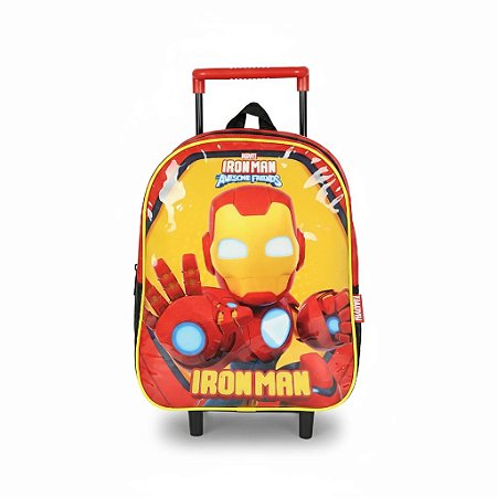 MOCHILA CARRINHO AVENGERS IRON MAN - LUXCEL