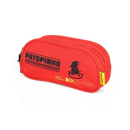 ESTOJO DUPLO FREE FIRE VERMELHO - LUXCEL