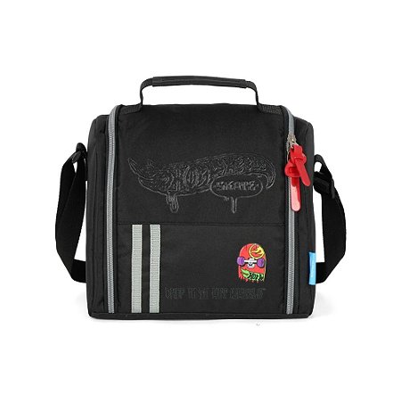 LANCHEIRA TÉRMICA HOT WHEELS PRETA - LUXCEL