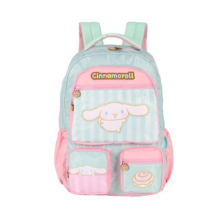 MOCHILA COSTAS AMIGOS HELLO KITTY VERDE - LUXCEL