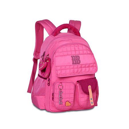 MOCHILA COSTAS PLUSH DREAMS ROSA 17,5" - REBECCA BONBON
