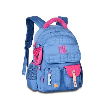 MOCHILA COSTAS PLUSH DREAMS AZUL - REBECCA BONBON