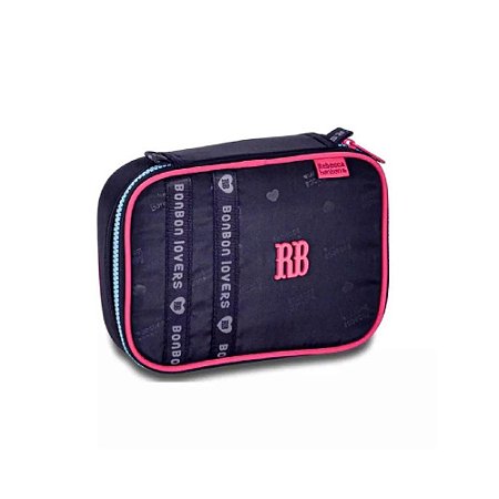 Estojo escolar organizador 36 Pens Mix Preto Rebecca Bonbon