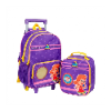 Mochila Carrinho escolar  + Lancheira térmica 3 Palavrinhas