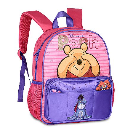 Mochila de Costas CRECHE Oficial Pooh e Seus Amigos Disney