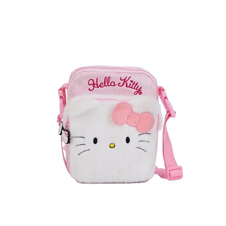 BOLSA LATERAL PELÚCIA HELLO KITTY PASSEIO XERYUS ORIGINAL