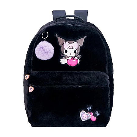 MOCHILA DE COSTAS FEMININA PELÚCIA KUROMI TWEEN - XERYUS