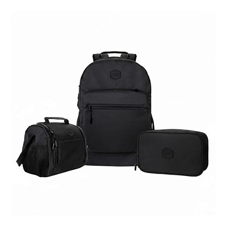KIT Mochila Costas+ Estojo Box+ Lancheira Xeryus College