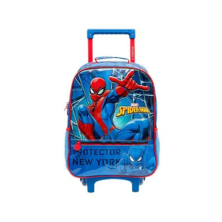 MOCHILA CARRINHO INFANTIL HOMEM ARANHA PROTECTOR X2 - XERYUS