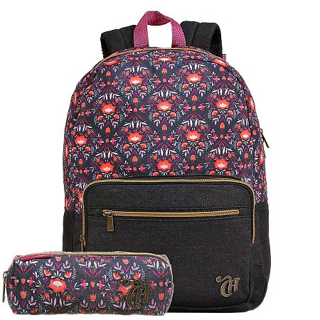 mochila da capricho jeans