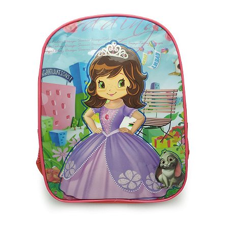 Mochila Princesa M Vermelho YEPP MIF5235