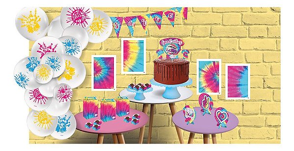 Kit Só Um Bolinho Tie Dye