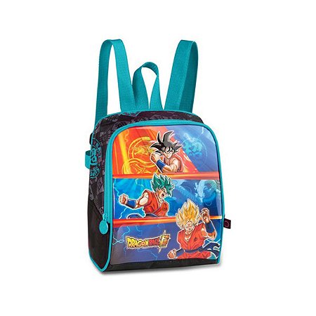 Lancheira Bolsa Térmica Escolar Dragon Ball Super Azul Claro
