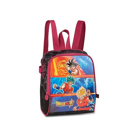 Lancheira Bolsa Térmica Escolar Dragon Ball Super Vermelho
