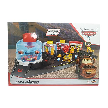 Lava Rápido Disney Carros McQueen E Cruz Brinquedo Infantil