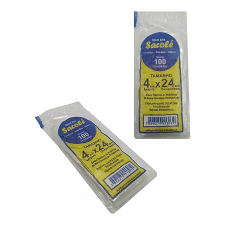 500 Saquinhos De Sacolé 4x24cm Geladinho Gourmet Empreenda