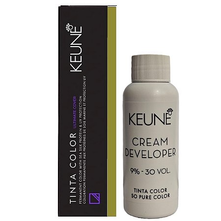 Keune Tinta Color UC 4.35 Castanho Médio Chocolate + Developer 30vol
