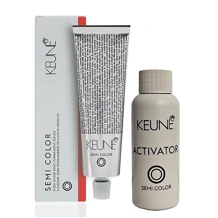 Keune Semi Color Ultimate Blonde 9.5 Louro Muito Claro Mogno + Activator