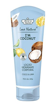 Flores e Vegetais Loção Hidratante Corporal Coco e Lima 200g