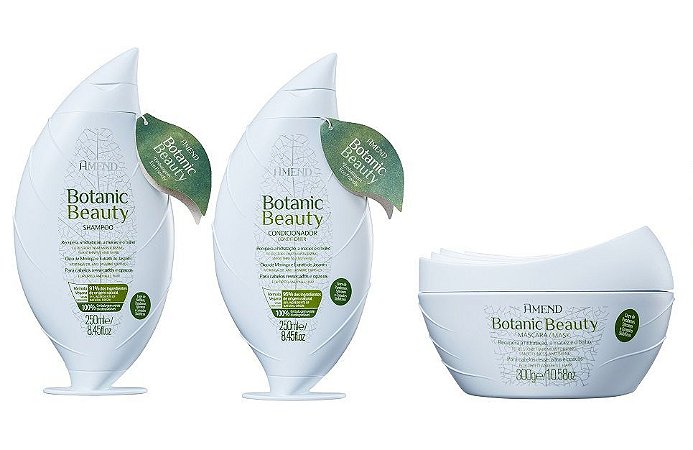 Amend Botanic Beauty Hidratação Kit Shampoo Cond e Máscara