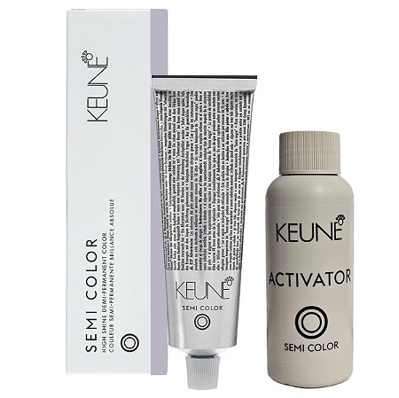 Keune Semi Color 6.1 Louro Escuro Cinza + Activator