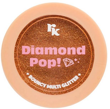 Ruby Kisses Diamond Pop Boucy Glitter Multiuso - Gold Glow