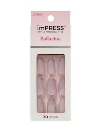 Kiss NY Impress Unhas Autocolantes Bailarina - Chic