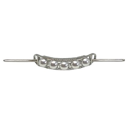 Pinupz Presilha Pin em Metal e Pérolas F056P
