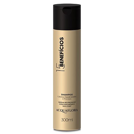 Acquaflora 15 Benefícios Ácido Hialurônico - Shampoo 300ml