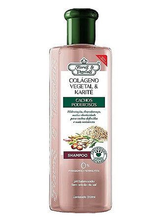 Flores e Vegetais Cachos Poderosos Colágeno - Shampoo 310ml