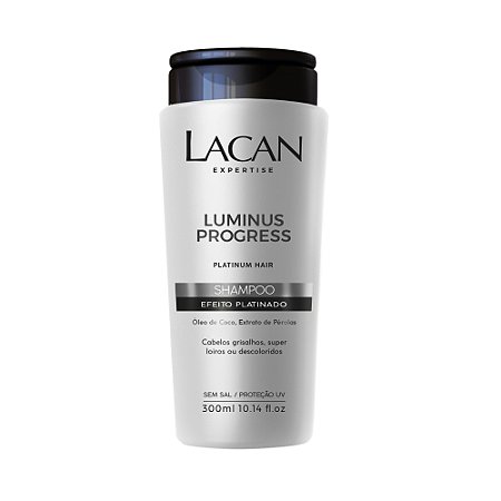 Lacan Luminus Progress Platinum Hair - Shampoo Efeito Platinado 300ml